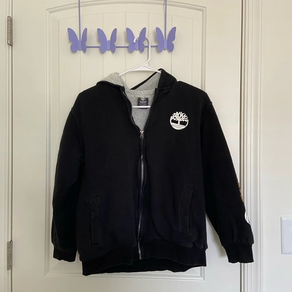 EUC | Timberland boy’s fleece-lined zipper jacket — XL